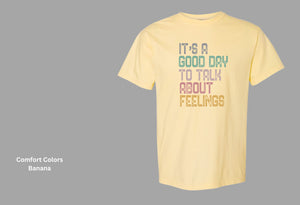 Pathways Its A Good Day to Talk About Feelings Banana Tee